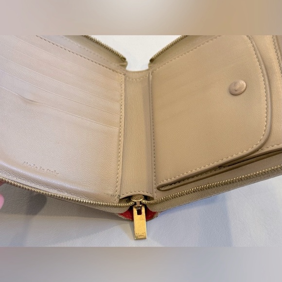 Celine Leather Colorblock Compact Wallet - Picture 3 of 6